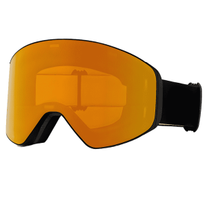 crystal vision ski goggles offering impact resistance and multi layer lens clarity