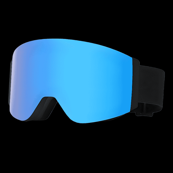 crystal vision ski goggles offering impact resistance and multi layer lens clarity