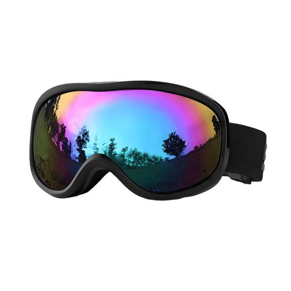 high clarity ski goggles with anti fog, anti uv, and wide view design