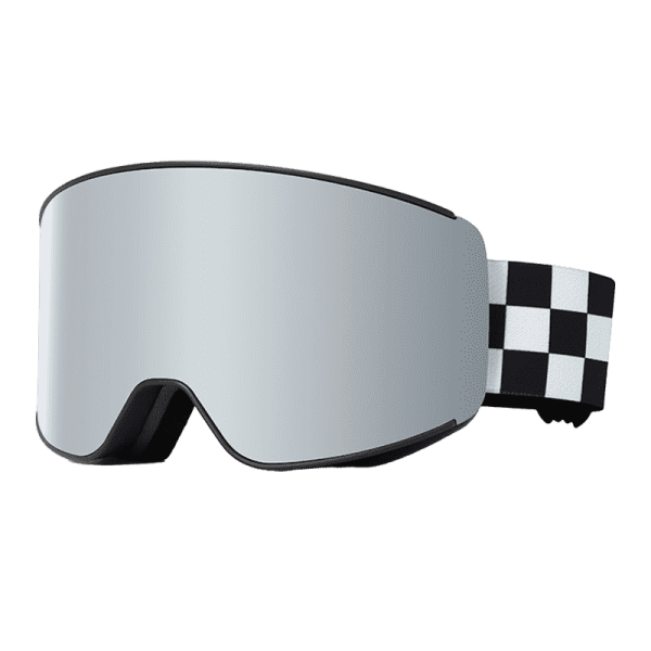 premium ski goggles with 99% anti uv coating and glare resistant lenses