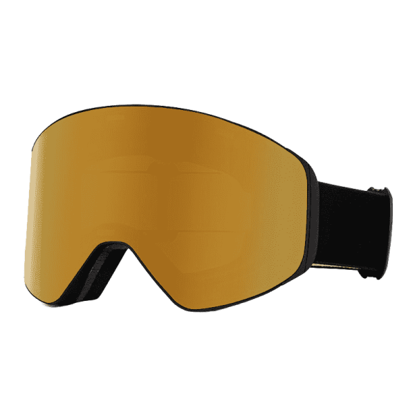 professional ski goggles with impact resistant multi layer lenses and uv defense