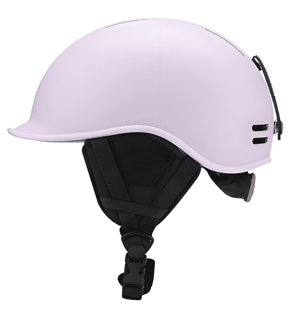 ski helmet with small brim
